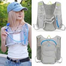 2L Marathon Hydrating Backpack With Rescue Whistle Breathable Ultralight Running Bag Hydration Vest For Riding Bike Jogging Reflective Water Vest - Multicolor - View 4