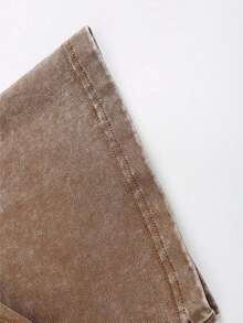 2026 Summer Tops Men's Retro California Style Cotton T-Shirt-"Est.1989" Coconut Tree Design, Short Sleeves, Round Neck, Casual Summer Clothes, Machine Washable, Summer Casual Clothes | TiedyeT T-Shirt Back Design, Retro T-Shirt.Loose And Comfortablesummer Clothes - 藏蓝色 - 查看 10