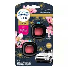 Febreze Car Air Freshener - Japanese Cherry Blossom - 0.14 Fl Oz/2pk - 1 - 查看 3