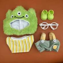 (仅衣服) 17cm可爱毛绒套装 - 彩色 - 查看 10