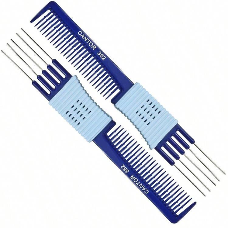 DLift Teasing Comb And Hair Pick 2 Pack Stainl Steel Lifts Anti Static Comb For All Hair Types7001 - 2Count(Packof1) - View 1