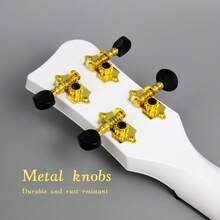 23-Inch Carbon Fiber Concert Ukulele - Waterproof, Ultra-Light Travel Ukulele, Suitable For Adults And Professionals (White) - Pink - View 7