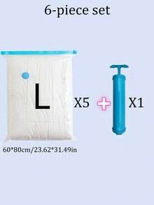 1/9pcs Vacuum Storage Bags For Clothes, Transparent Visible Bedding Organizer Bags, Dust-Proof And Moth-Proof Garment Bags, Save 80% Closet Space, Portable Multi-Purpose Storage Bags For Clothes, Socks, Comforters, Blankets, Autumn/Winter Quilts, Travel Luggage, Suitable For Home Closet, Travel, Dorm Room Bedding Compression