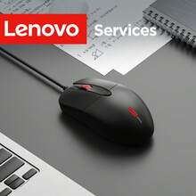 Lenovo 联想M280S经典有线鼠标，商务办公家用，经典黑色，人体工学设计，舒适耐用，USB有线连接，多平台兼容 - 黑色 - 查看 10
