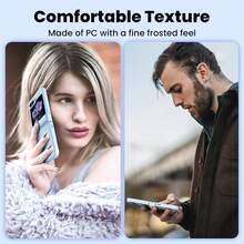 keshengtai 1 件糖果色铰链全覆盖手机壳适用于三星 Galaxy Z Flip7 7FE 6 5 4 3 5G 防水防震防摔防刮 - 淺藍色 - 查看 3