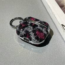Leopard Pattern Rhinestone Decor Case Compatible With Airpods Pro, Apple Wireless Bluetooth Earphone Covers Compatible With Airpods 1/2/3/4/5, Fashionable Design - Nhiều màu - Xem 10