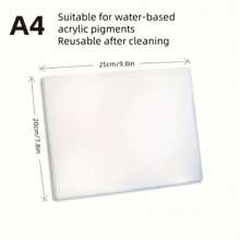 1pc Gel Printing Plate Durable Fade-Resistant Reusable For Laser Printer Image Transfer Painting DIY Scrapbooking Impression Art And Craft - Multicolor - View 14