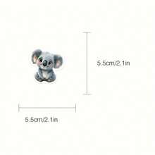 50pcs YWWBLD Watercolor Animal Stickers - Cute Lion, Giraffe, Zebra, Panda & More Designs For Phone Cases, Laptops, Scrapbooks, Guitar & Luggage Decoration, Cute Animal Stickers, Scrapbook Decorations, Playful Sticker Designs, Vibrant Sticker Colors - 50pcs - 查看 7