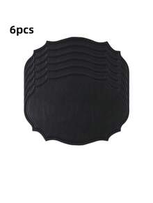 Tovaglietta in pelle lavabile, tovaglietta ovale in pelle rinforzata resistente al calore, tovaglietta impermeabile antiscivolo facile da pulire, adatta per decorazione di tavoli da cucina, caffè e ristorante