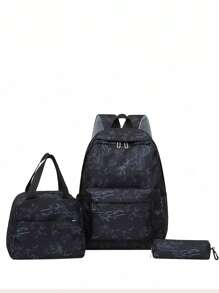 3pcs/Set Fashionable Ditsy Floral Backpack With Large Capacity - Multicolor - View 14