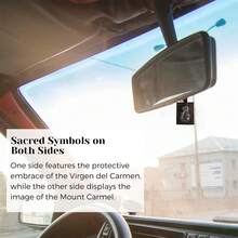 3 Stücke braune Skapuliere Unserer Lieben Frau vom Berg Karmel, katholische Skapuliere, rote Jungfrau von Guadalupe Halskette als Geschenk für Frauen und Männer, mexikanische Dekoration