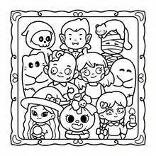 (96 Pages/225g) Thrilling Fun: Adult And Teen Coloring Book, Featuring Cute Yet Eerie Characters, Creating A Relaxing And Comfortable Atmosphere To Help You Unwind And Relieve Stress (Thrilling - Cute - Simple Coloring) - Multicolor - View 4
