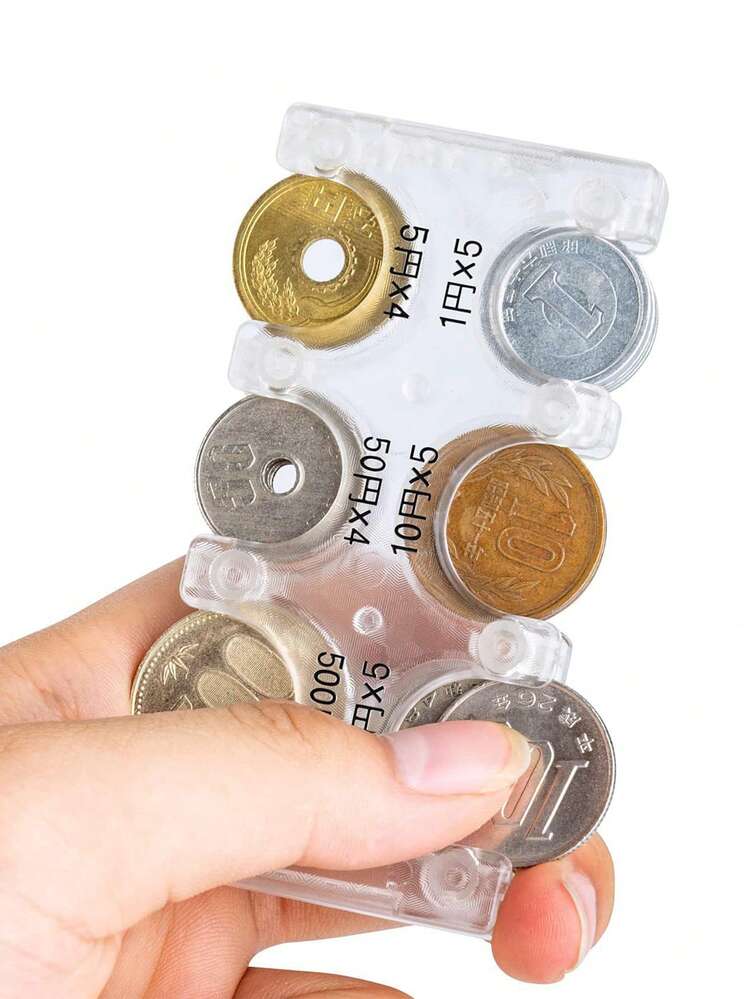 迷你零钱包，便携式小零钱袋，钞票收纳袋，透明卡包，男女通用迷你钱包，旅行零钱包，硬币袋，便携式零钱钱包，旅行配件零钱包 - 彩色 - 查看 9