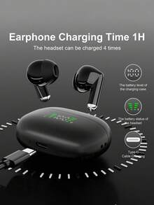 180mAh 容量无线蓝牙耳机，低音增强，音质沉浸，适合办公室、游戏、健身房、旅行、散步、通勤、毕业/节日礼物，兼容 IOS/Android - 彩色 - 查看 2