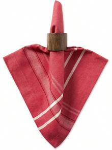 Table Mat - Red (Red Chambray) - View 3