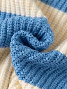 Boys' Sweater, Minimalist Style Knitted Pullover For Toddler & Little Kids, Autumn/Winter