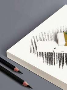 20张160克加厚素描纸 绘画专用铅笔纸，多种规格可选。易上铅，表现力强，耐磨抗摩擦，不易变形，不易损坏，不含漂白剂，防黄纸，保护眼睛，工作室绘图纸。A4/A3/4K/8K/16K尺寸 - A4 - 查看 4