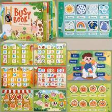 Engaging Quiet Book For Kids - Educational Sensory Learning Activity Toy, Perfect For Pre-School & Kindergarten - Ideal Halloween Or Christmas Gift - Multicolor - View 14