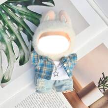 1pc Clothing, High Quality Macaron Plush Toy Apparel - Multicolor - View 5