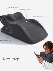 The "Couple Fertility Tool!" 3D Ergonomic Positioning Pillow, Dual-Use For Office/Bedroom, Supports Waist And Abdomen To Help With Good Pregnancy, High Elasticity Memory Foam, Can Sit For A Long Time Without Sweating!