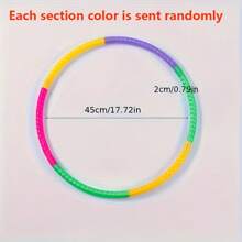 可拆卸 PVC 材质 - 丰富多彩的选择，适合健身、舞蹈和户外活动 - 轻巧耐用的设计，适合派对、节日、生日和所有年龄段、派对游戏 | 有趣的健身配件 | 易于存储的设计、健身圈、圣诞节选择