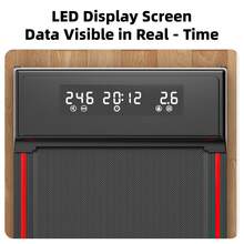 Walking Pad Treadmill , Folding Treadmill, 12km/H Lightweight Running Machines For Home Office With LED Display, No Assembly - UK Plug(220-240V) - View 3