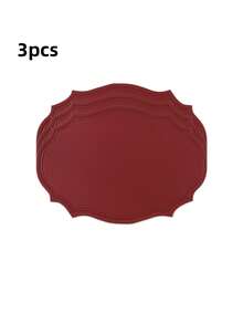 Tovaglietta in pelle lavabile, tovaglietta ovale in pelle rinforzata resistente al calore, tovaglietta impermeabile antiscivolo facile da pulire, adatta per decorazione di tavoli da cucina, caffè e ristorante