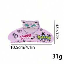 pokemon Pokémon - Pocket Monsters Haarklammern für Frauen, Cartoon Haarspangen, modische Frisuren für Mädchen, Krabbe Clips, elegante Haarzubehör für Frauen, Haarspangen, Kinnhaarklammern, Haarklammern