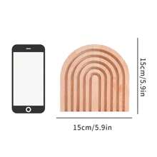 Cirelle 1pc Decorative Wood Cutting Board Wooden Board Rainbow Shaped Wood Serving Trays Boho Cutting Chopping Block Decor Serving Trays For Home Kitchen Decoration