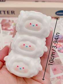 1 件创意弹力小鸡挤压减压柔软玩具，可爱卡通迷你挤压玩具，生日礼物 - 黃色 - 查看 10