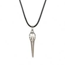 1 Piece New Unique Crow Skull Pendant Men's Necklace, Vintage Distressed Craftsmanship Hot-Selling Gothic Style Jewelry - 2 - 查看 11