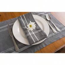 Table Mat - גריס (שמבריי אפור) - ראה 6