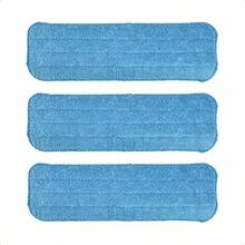 18Microfiber Replacement Mop Pads  Mop Heads Refills Fit For Most 1618inch Spray  Mop Machine Washable Absorbent Mop Pads 3Pack - 如圖 - 查看 1