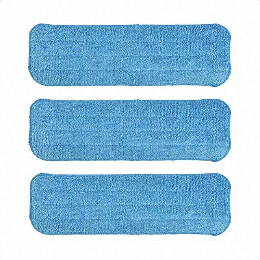 18Microfiber Replacement Mop Pads Mop Heads Refills Fit For Most 1618inch Spray Mop Machine Washable Absorbent Mop Pads 3Pack - 如圖 - 查看 1