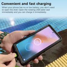 Ốp điện thoại chống nước đa năng 6.9 inch - Màn hình cảm ứng có chân đế, chống sốc và chống rơi - Phù hợp với mọi điện thoại thông minh - Món quà hoàn hảo cho người đam mê thể thao dưới nước - Nhiều màu - Xem 12