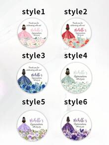 十五岁生日礼物标签、十五岁生日派对回礼、十五岁生日标签、鼠尾草绿花卉标签、十五岁生日标签、个性化宾客回礼、多功能、装饰性、可重复使用、现代、多彩、可爱、复古、卡通、卡哇伊、定制、个性化、独特、定制、员工、客户、学生、商务/工作/办公室、学校、学习用品、返校、学习用品、返校、学校礼物、办公室、学校、教室、教师礼物、大学、同事、宿舍、教师、男孩女孩、青少年、初中生、中学生、高中生、大学生、大一、大二、低年级学生、DIY、返校用品 - 彩色 - 查看 13