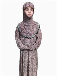 Diadema con diseño de capullos florales ditsy para niña, banda elástica ancha con estampado floral ditsy rosa y de pétalos, adecuada para usar tanto en interiores como en exteriores