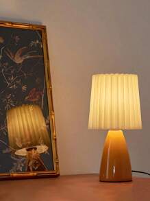 1 Stück Retro Nordischer Stil Glas Tischlampe, 3 Farbtemperaturen moderne minimalistische Dekorationsleuchte, geeignet für Raumdekoration, Heimdekoration