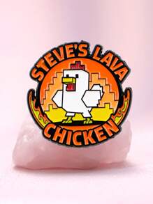 1PC Enamel Pins Metal Cartoon Quotation Brooch Backpack Hat Bag Collar Lapel Badges Fashion Jewelry Collection Gift - one-size - View 1