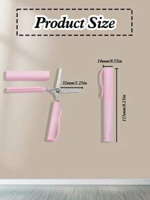 1 Piece Of Personalized Custom Scissors, Mini Folding Scissors Customized With Names, Text, Pen-Style Cap Scissors, Portable Creative Scissors, Creative Stationery Scissors, Portable Pocket Scissors, Office Supply Scissors, Customizable Text And Names, Suitable As Back-To-School Gifts, Advertising Gift Customization, Back To School.Suitable Gifts For The Back-To-School Season, Customized Awards For The New Semester.