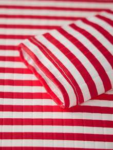 Women Y2K Striped Knit T Shirt Contrast ColorRound Neck Long Sleeve Slim Fit Ribbed Knitted Tee Shirts Pullover Tops Fall Spring Basic Layering Shirts Going Out Tops Casual Streetwear - Đỏ - Xem 9