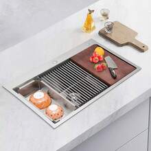 YUNRUX Kitchen Sinks - Silver - View 2