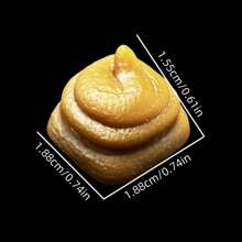 1 szt. Spersonalizowana i urocza klawiatura mechaniczna z symulacją parodii kupy, nakładki na klawisze z osią krzyżową, wysokość OEM, materiał ABS, starannie wykonany zamiennik klawisza ESC, prezent na akcesoria komputerowe DIY