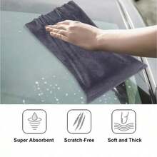 Paño de limpieza reutilizable y lavable de microfibra súper suave, adecuado para trapear, limpiar pisos y ventanas, de estilo moderno, de tela no tejida, altamente absorbente y de secado rápido