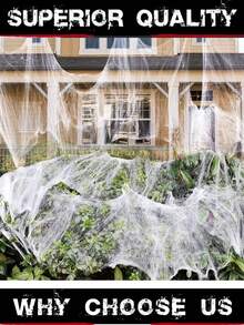 1pc Halloween Decorations, Colorful Spider Cotton, Spider Web, Spider Silk, Outdoor Haunted House, Secret Room, Bar Atmosphere Decoration Props