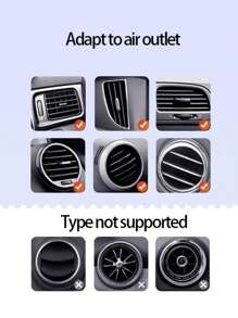 The New Car Phone Holder With A Cute Heart-Shaped Cartoon Design Is A Car Air Vent Navigation Support Bracket For Car Interior Decoration,Upgraded Silver PVC Dashboard Air Vent Mount For Women, Simple And Easy To Install, Air Vent Phone Car Mount, Detachable, Washable, Durable, Can Be Firmly Fixed In The Car, Suitable For Any Model. And Reliable, Firmly Inlaid