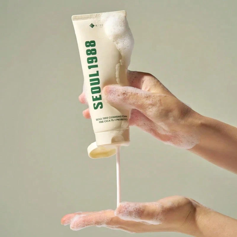 SEOUL 1988 Cleansing Foam: Pine Cica 1% + Probiotics 50ML - Cleansing Foam - Cleansing Foam - View 1