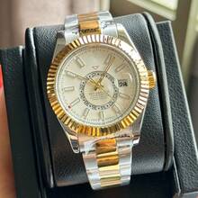 Factory Low Price Laojia Zong Aerospace Walker Watch Men's Business Fully Automatic Mechanical Watch Zhanxi Watch Manufacturer Wholesale - All Gold and White - View 20