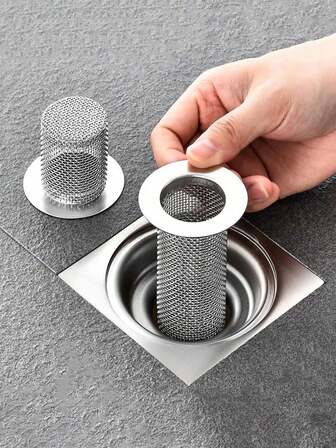 1Pc Bathroom Sewer Hair Strainer, Sink Strainer For Bathroom, Tub And Shower Sewers, Bathroom Specific Back To School