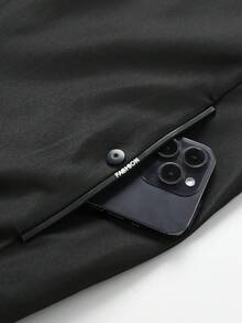 Men's Stand Collar Zip-Up Baseball Jacket